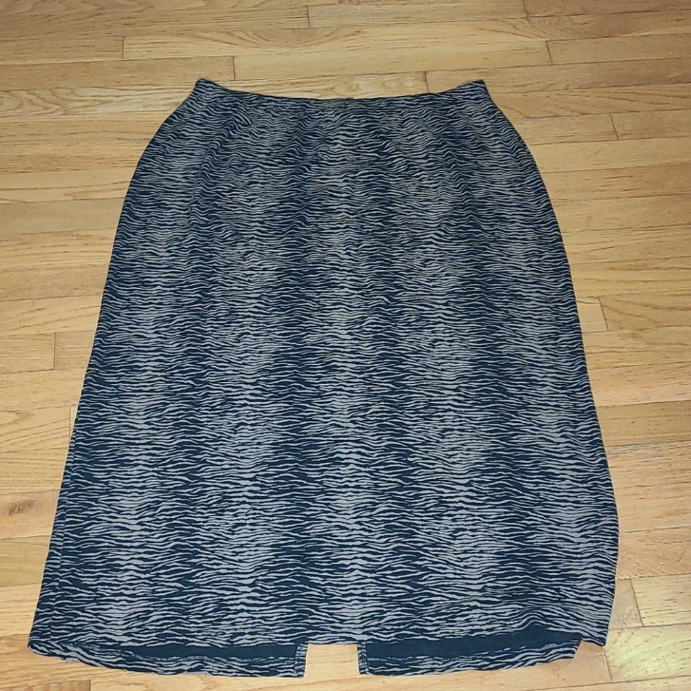 Lane Bryant Black and Tan Skirt